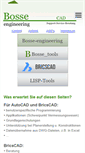 Mobile Screenshot of bosse-engineering.com